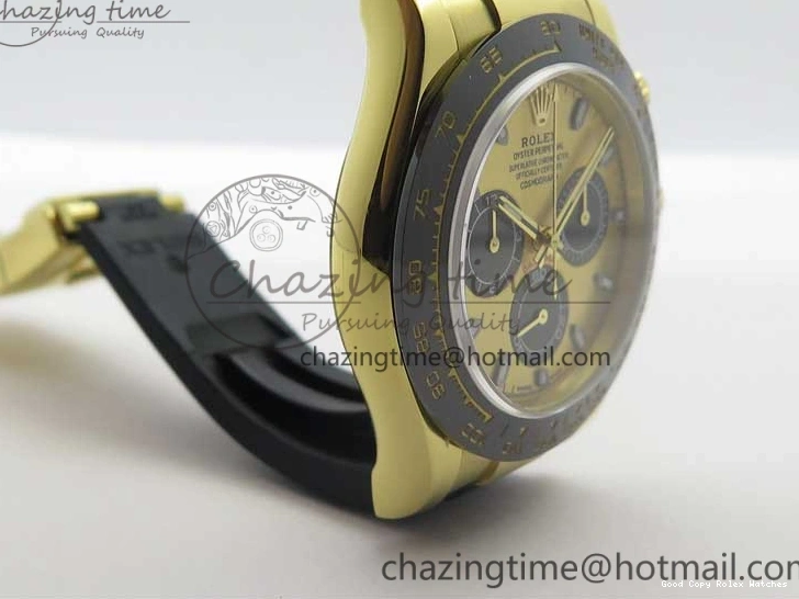 Best AAA Replica Sites YG (Free Black Noob V3 Edition SS Best Strap Strap) Dial Vibrant Daytona YG 116518 904L Plated Extra on 3208 Rubber 1:1 Black SA4130 Case 0117